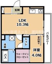 Le ciel Ⅱの間取り画像