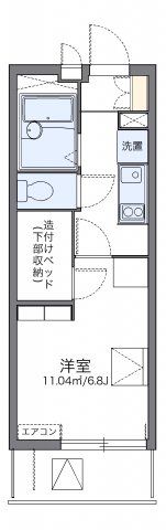 レオパレス岸町の間取り画像