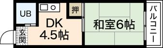 アミティ白島の間取り画像