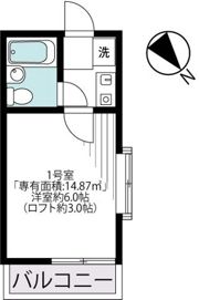 セント・メゾン浦安(E-100)の間取り画像