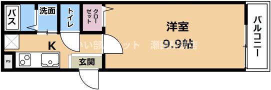 アークリード由美浜の間取り画像