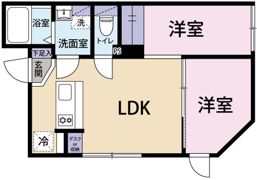 Recorrido Nakanoshinbashiの間取り画像