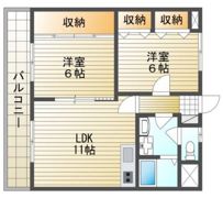 エクシオン平田の間取り画像