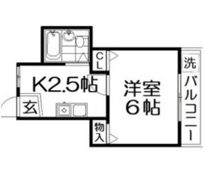 イナハイツの間取り画像