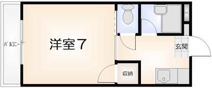 カレッジハウスの間取り画像