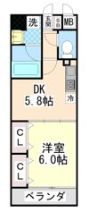 エスペランサ御影Ⅱの間取り画像