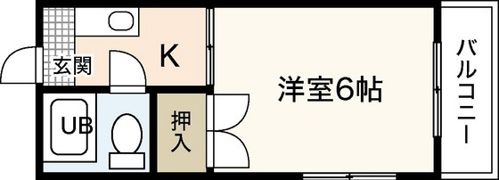 串戸ハイムの間取り画像