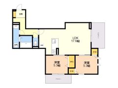 D－ROOM KAWAZOEの間取り画像