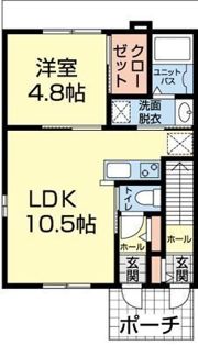ヒルズ春日の間取り画像
