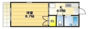 旭ヶ丘ニューライフⅡの間取り画像