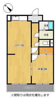 シャトー洗堰Ⅱの間取り画像