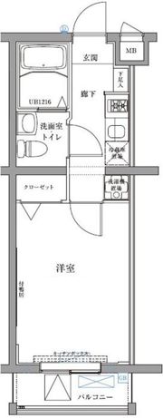 エスパシオ西高島平の間取り画像