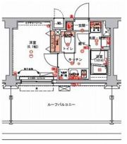 ハーモニーレジデンス東京ウエストの間取り画像