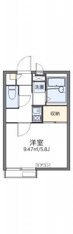 レオパレス西竹の間取り画像