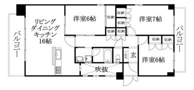 ヴォルジュ石手の間取り画像