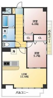 AXIA PazShinnabeの間取り画像