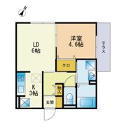 Dーroom麦野 弐番館の間取り画像
