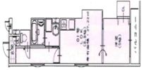 クリエオーレ蛍池Ⅲの間取り画像