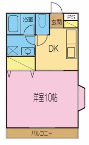 エスティーハイツの間取り画像