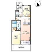 仮）東新町新築アパート B棟 1517N1の間取り画像