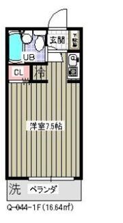 ローズアパート(Q-044)の間取り画像