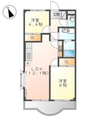 ガーデンハイム壱番館の間取り画像
