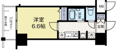 エステムコート博多・祇園ツインタワーセカンドステージの間取り画像