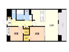 LIBTH上牟田EASTの間取り画像