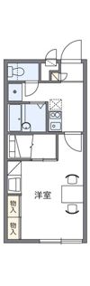 レオパレスグラシューズKの間取り画像