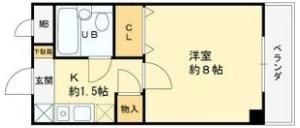 ナンソーコーポの間取り画像