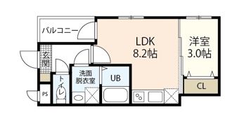 MOVE楽々園EASTの間取り画像