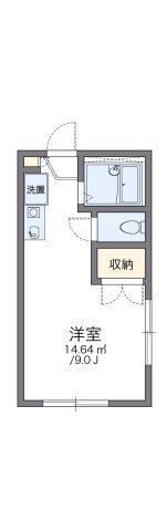 レオパレス萩原の間取り画像