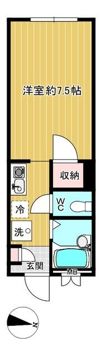 メゾンツムラの間取り画像
