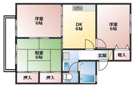 ビューバレー経堂の間取り画像