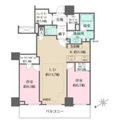 ザ・パークハウス三田ガーデン タワー棟の間取り画像
