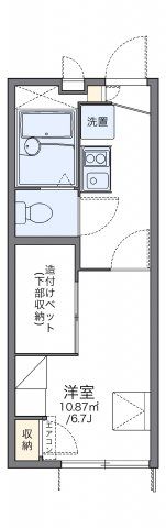 レオパレスMICHIKOの間取り画像