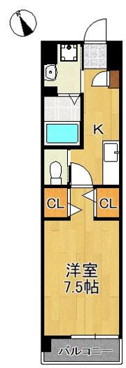 ウイングス西本町の間取り画像
