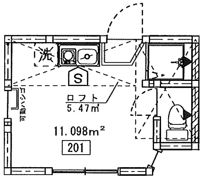 MAT31朝日町の間取り画像
