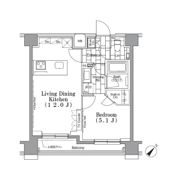 ONE ROOF FLAT TSUKISHIMAの間取り画像