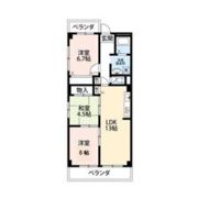 グローリーハイツ西緑丘の間取り画像