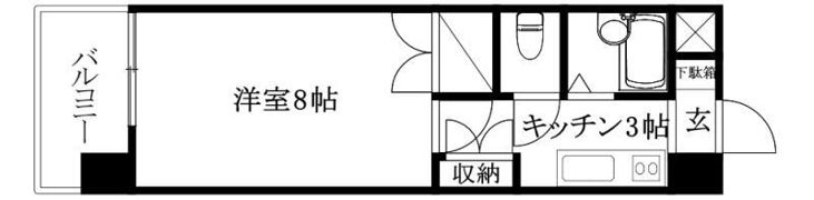 メゾン中村2の間取り画像