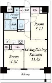レミオコート都島の間取り画像