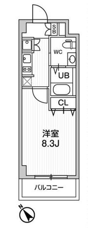 市川妙典レジデンスの間取り画像