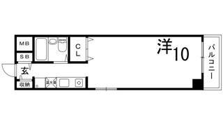 ヒルズコート海岸通の間取り画像