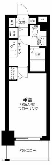 グランド・ガーラ横浜伊勢佐木町の間取り画像