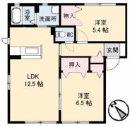 バリュージュ五月が丘 B棟の間取り画像