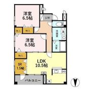 メゾンシャルムの間取り画像