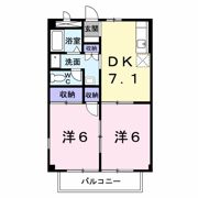 セブンハイツの間取り画像