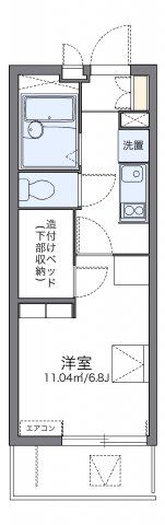 レオパレスβの間取り画像