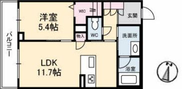 メルヴェーユYの間取り画像